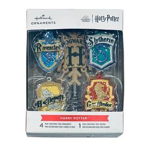 Hallmark Harry Potter Hogwarts Miniature Christmas Tree Topper & Mini Ornaments